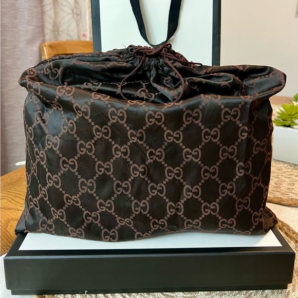 Gucci Pink Canvas Abbey Boston - Picture 15 of 15